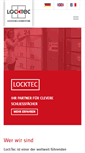 Mobile Screenshot of locktec.com